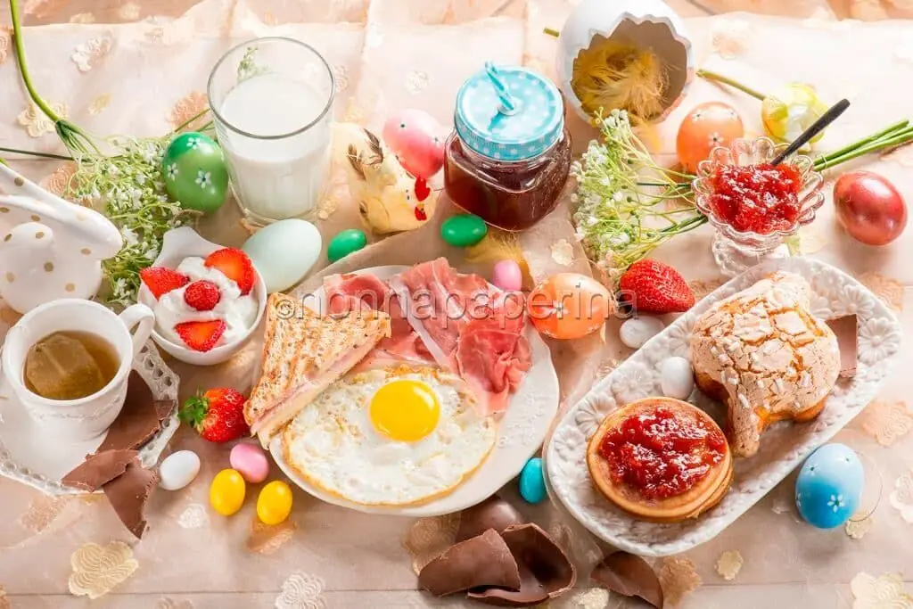 Deliziosa colazione di Pasqua, senza glutine né lattosio