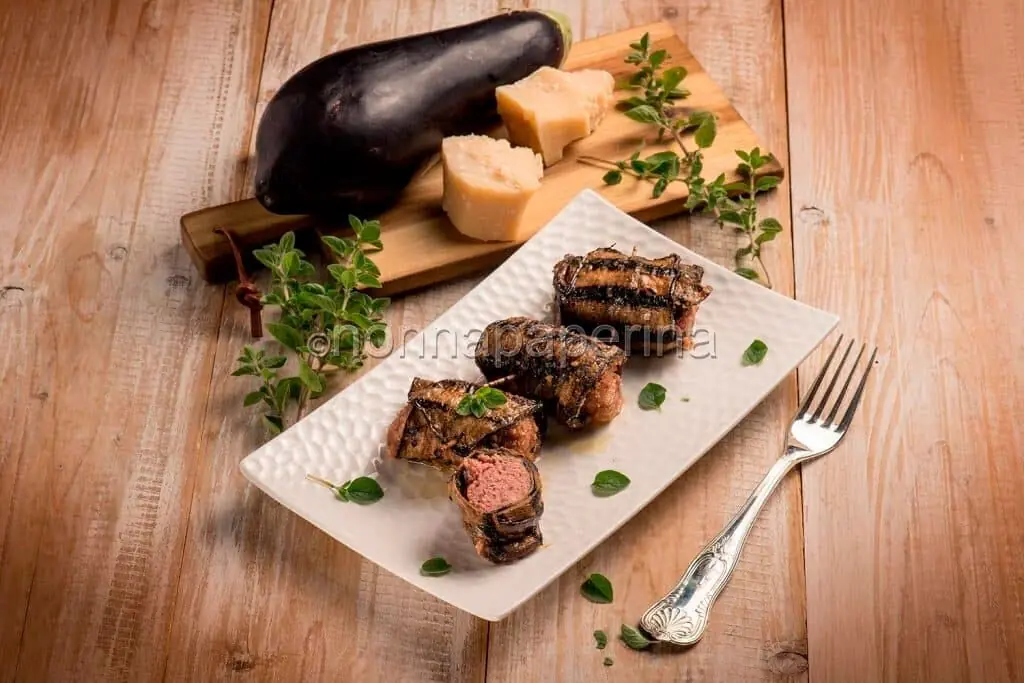 Fagottini di melanzane al forno