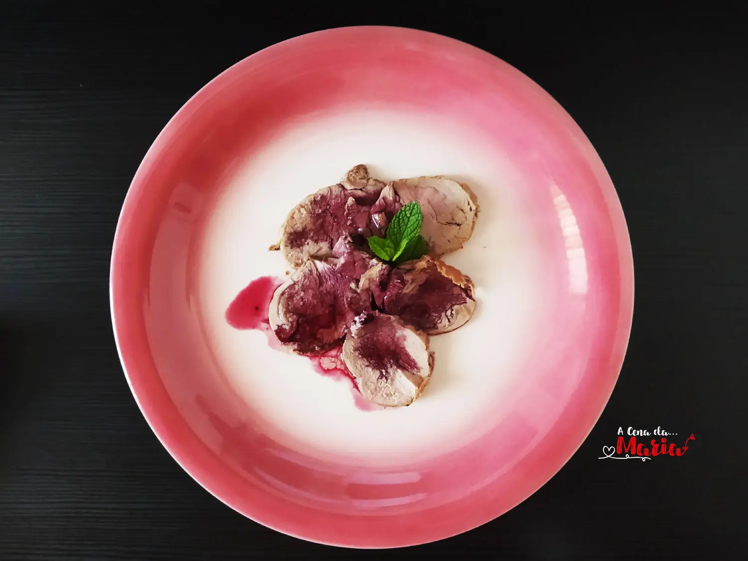 Filetto di maiale con salsa al vino