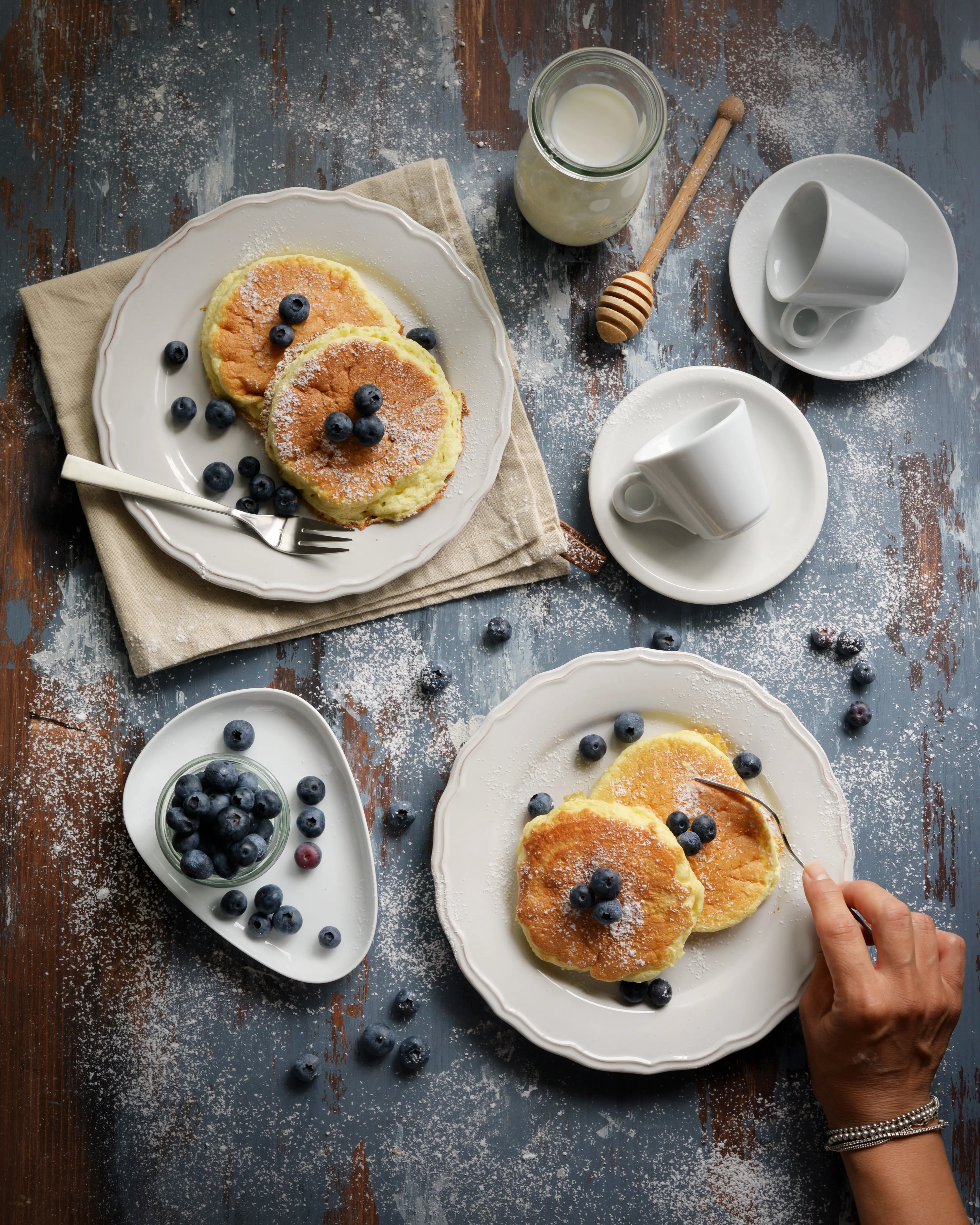 Fluffy pan cake (pan cake giapponesi)