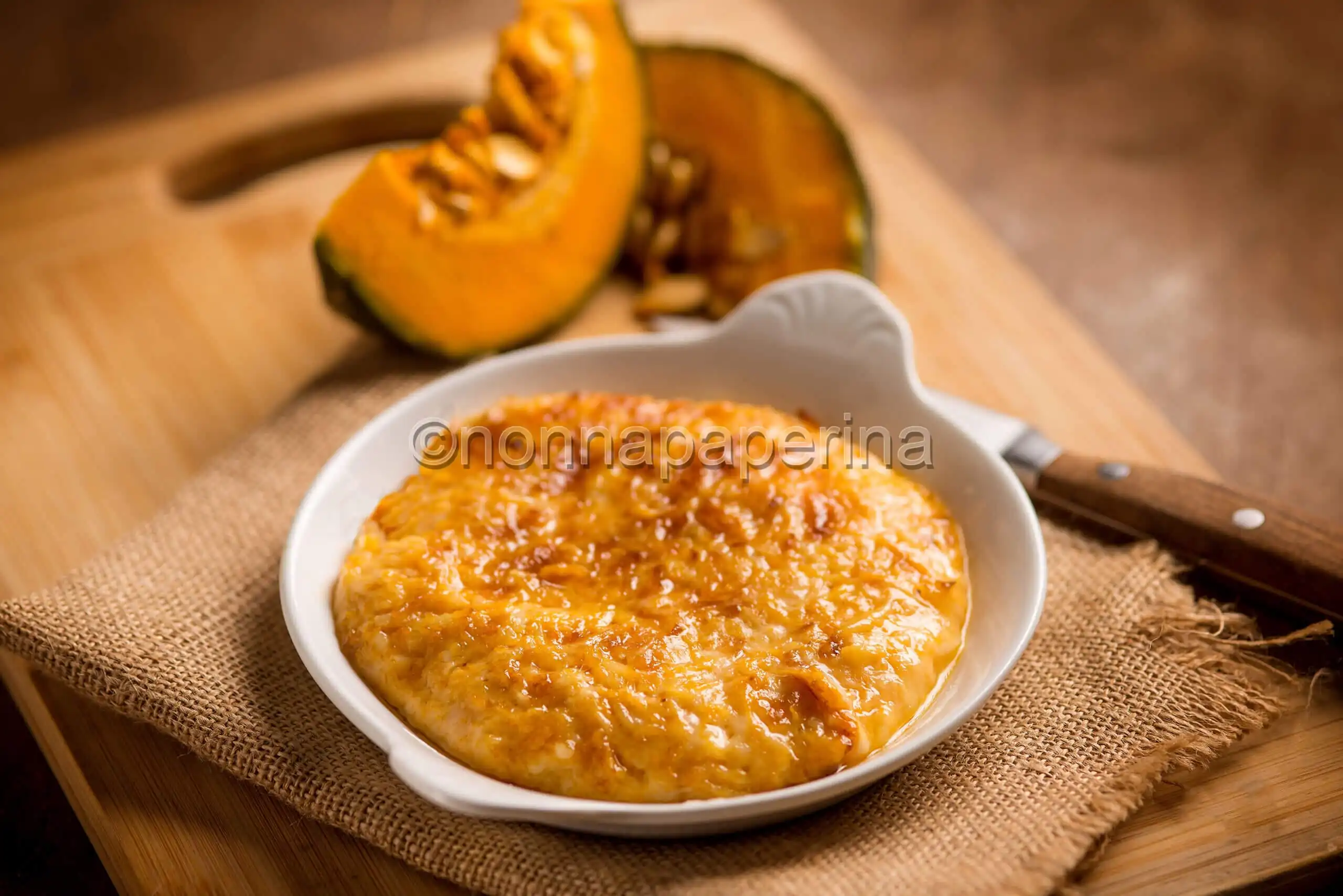 Frico con la zucca, una variante del celebre piatto friulano