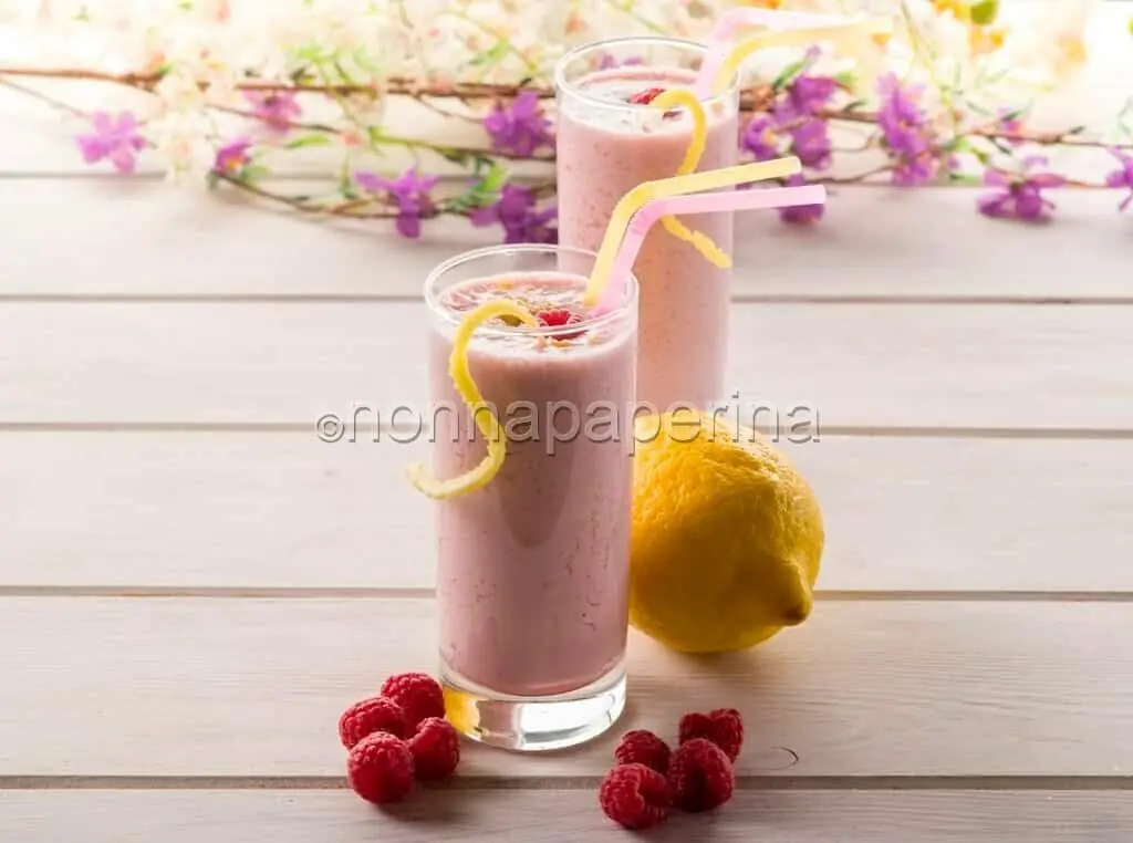 Frullato di lamponi – gusto e salute a portata di mano