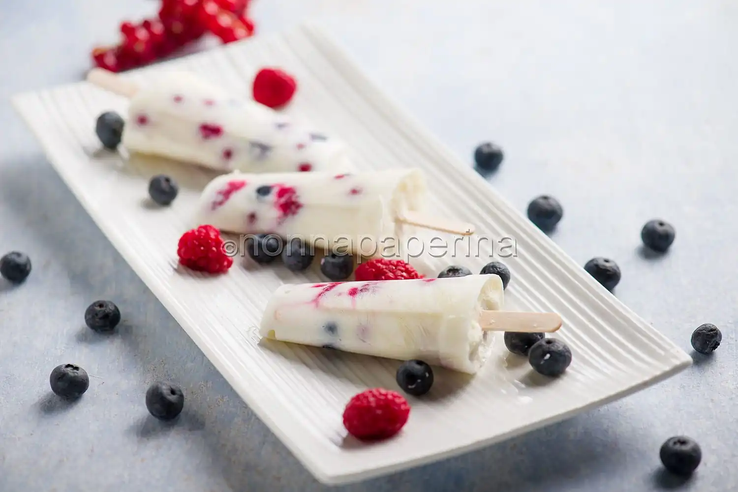 Ghiaccioli con Skyr e frutti di bosco, davvero ottimi