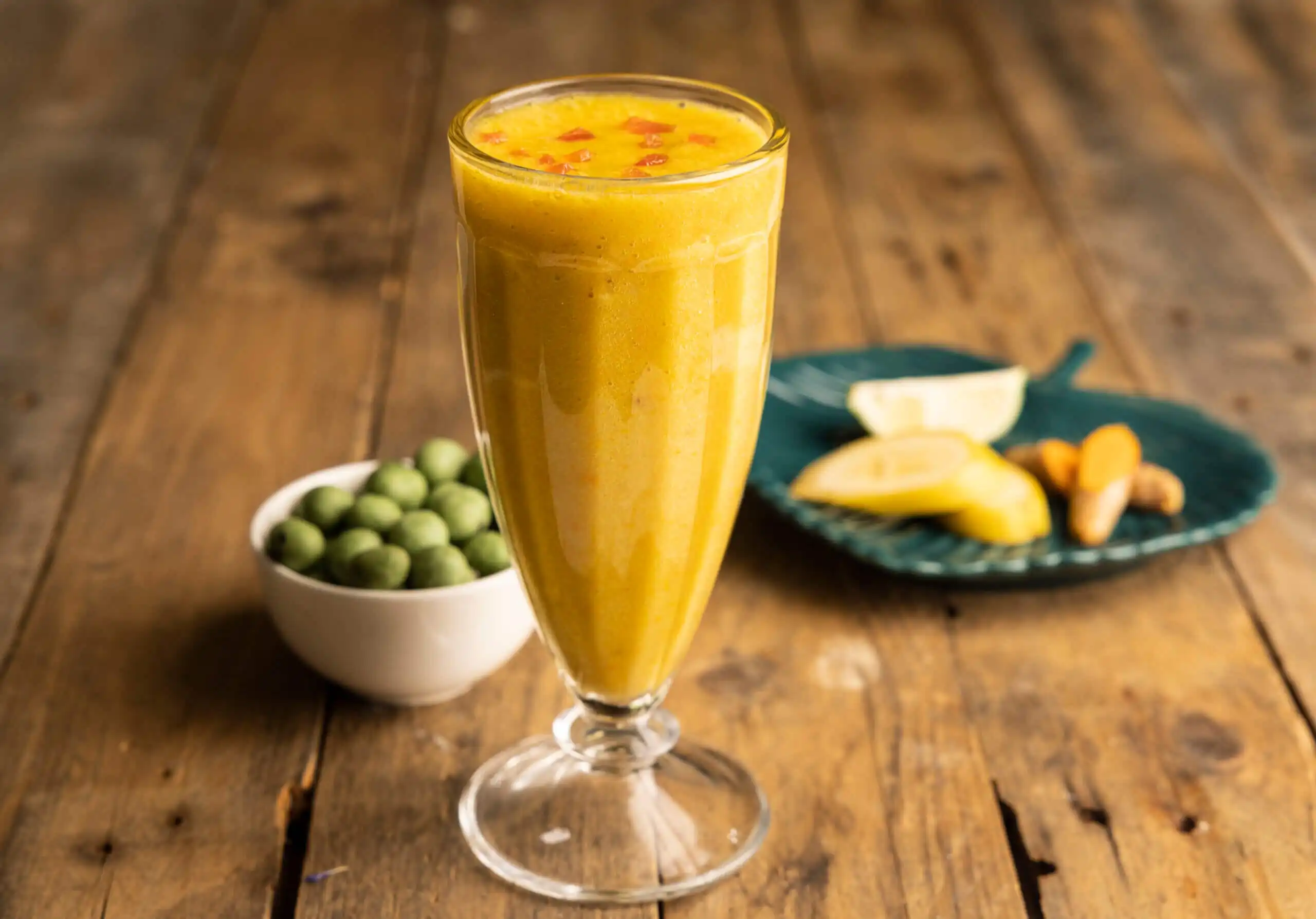 Golden mocktail, una versione per intolleranti al lattosio
