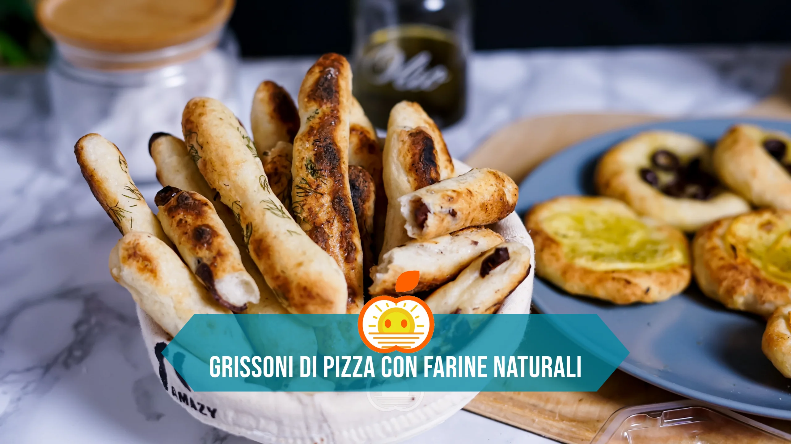Grissoni di pizza con farine naturali senza glutine