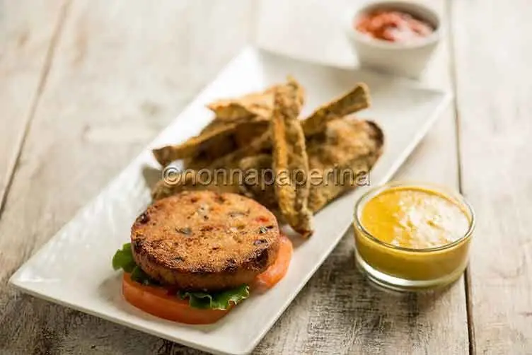 Hamburger di verdure grigliate, un’alternativa vegetariana