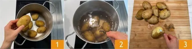 Insalata di patate e tonno