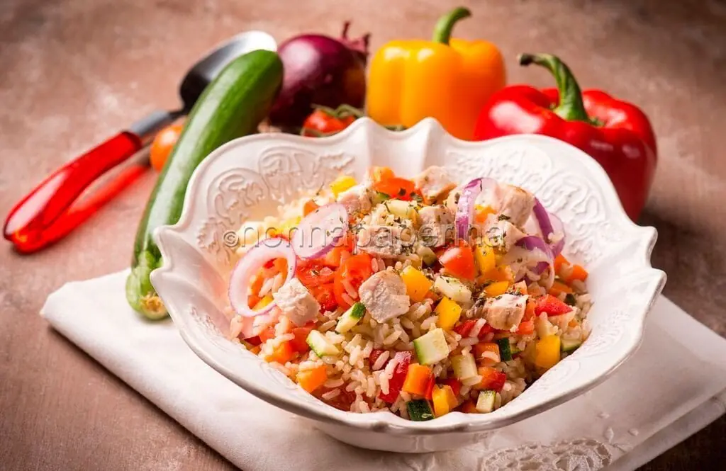 Insalata di riso con pescespada, tutta la freschezza del mare