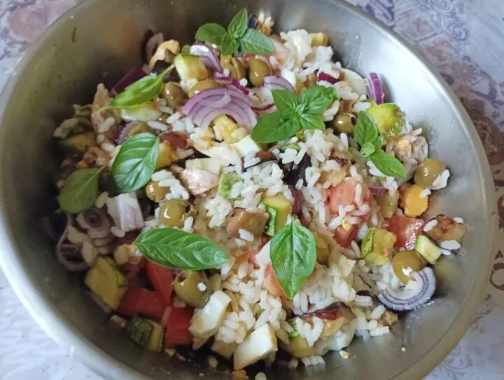 Insalata di riso estiva