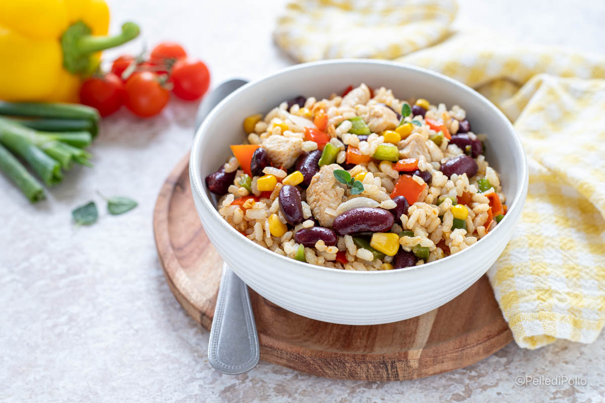 Insalata di riso messicana