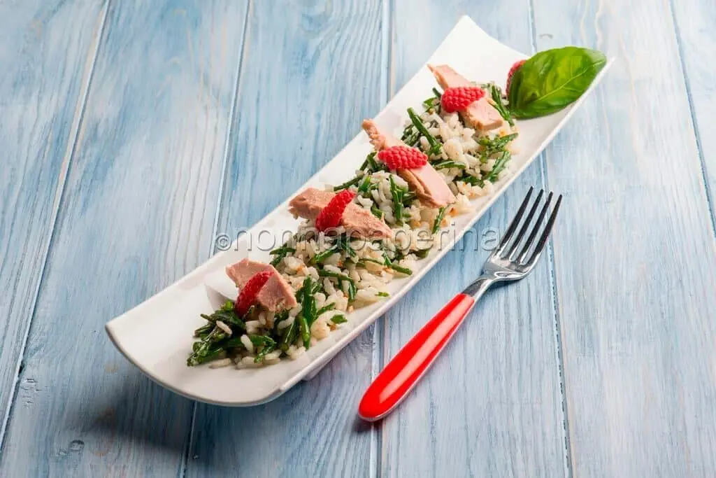 Insalata di riso pilaf con tonno e salicornia: l’avete mai assaggiata?