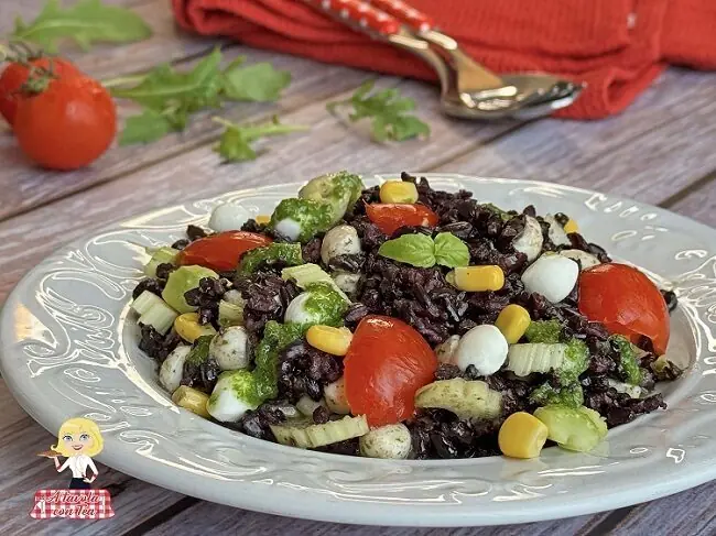 Insalata di riso venere estiva