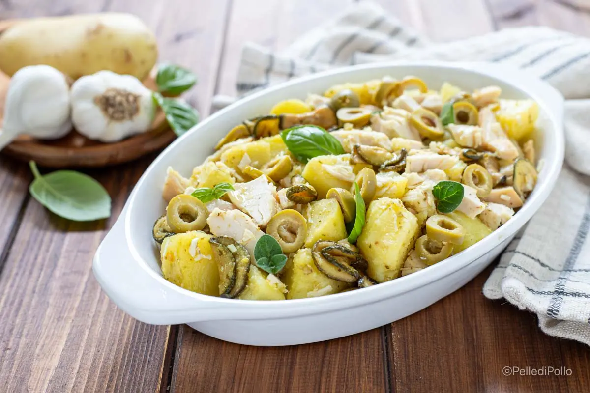 Insalata fredda di pollo e patate