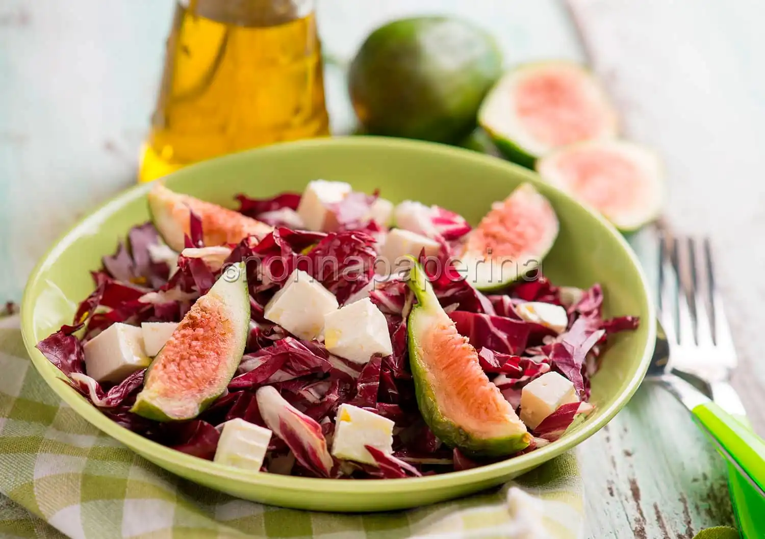 Insalata radicchio, feta e fichi ed è tutt’altra cosa!