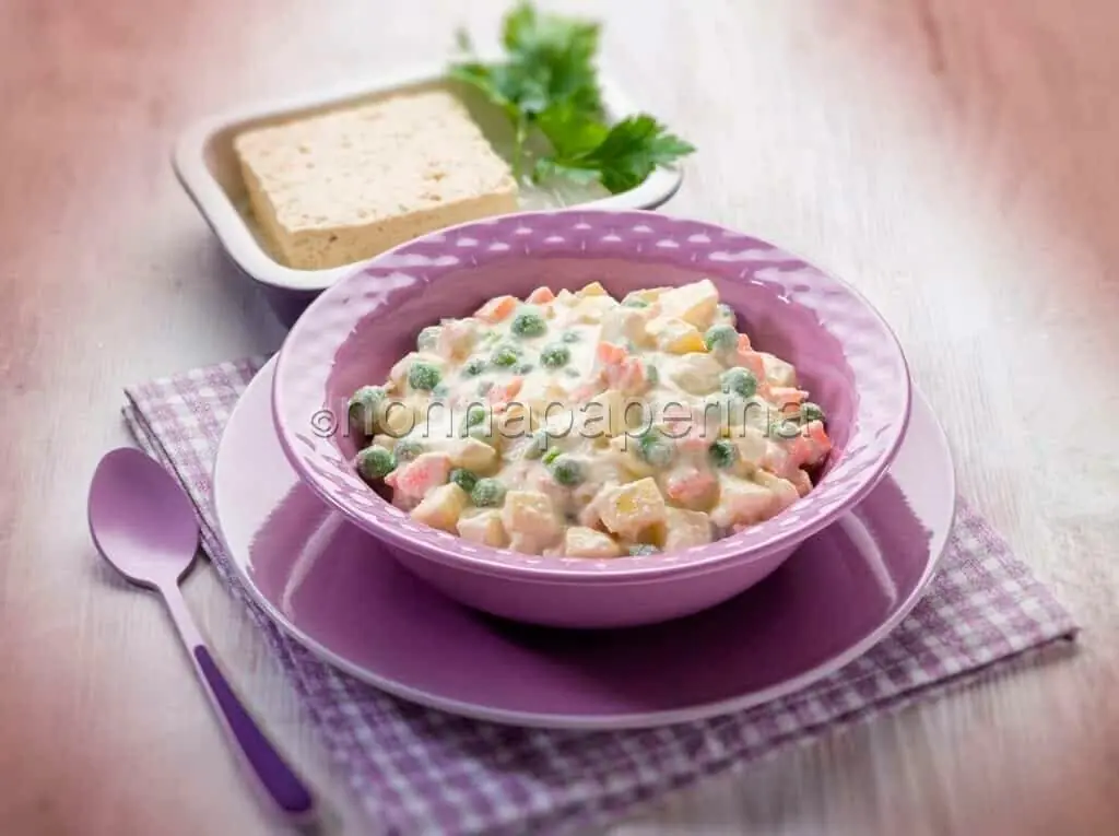 Insalata russa di tofu, elisir di lunga vita