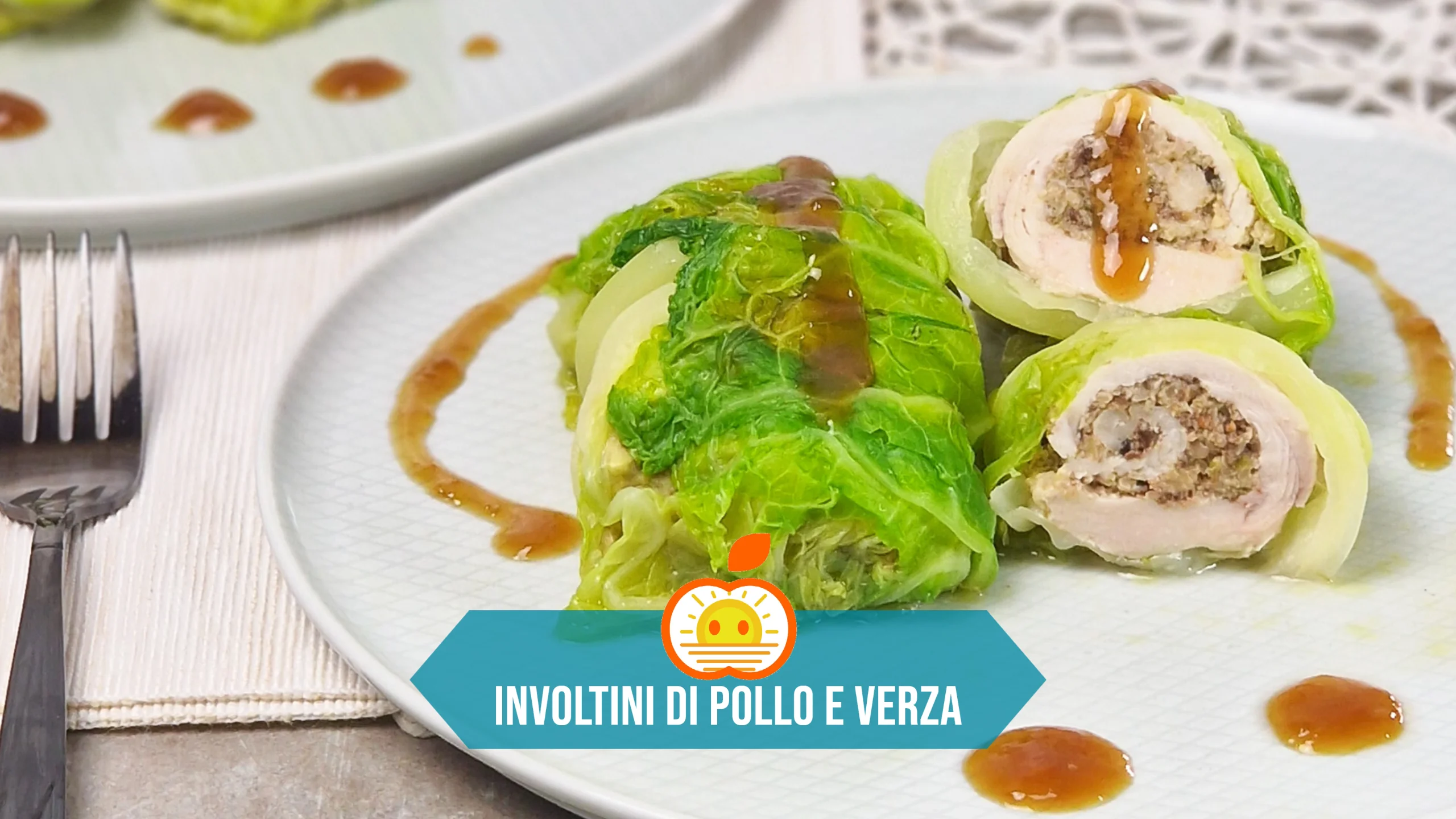 Involtini di pollo e verza