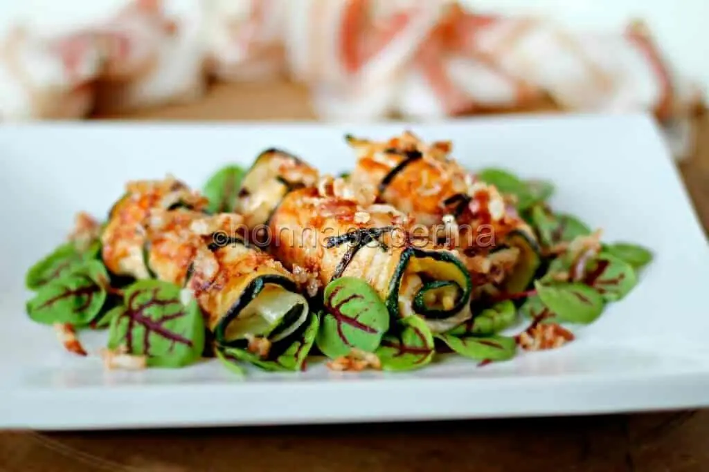 Involtini di pollo e zucchine con Pancetta Steccata Pasini