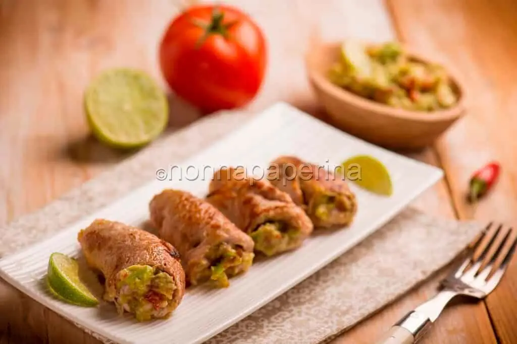 Involtini di vitello all’avocado: semplice, buoni e… belli!
