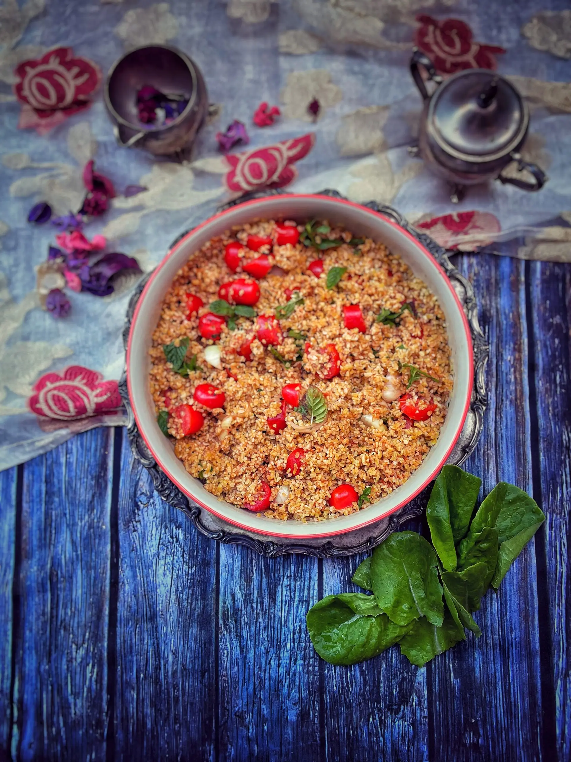 Kisir, bulgur turco