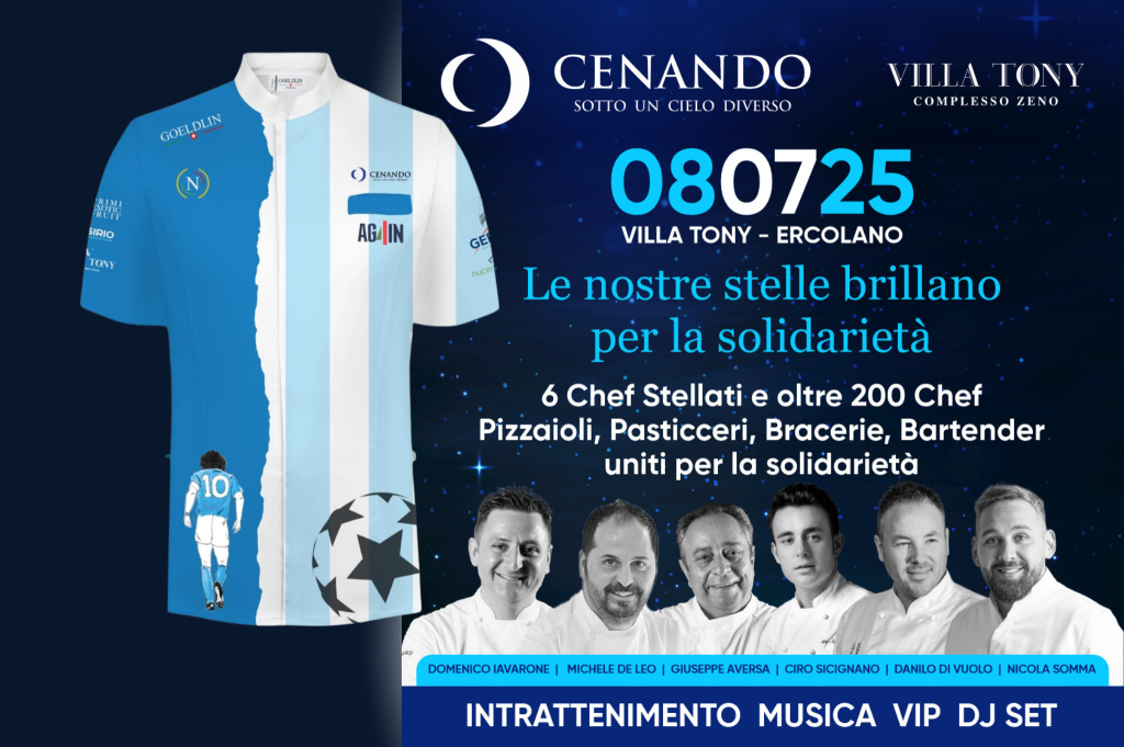 La 17ª edizione di “cenando sotto un cielo diverso” trasforma la solidarietà in un evento unico a villa tony ercolano