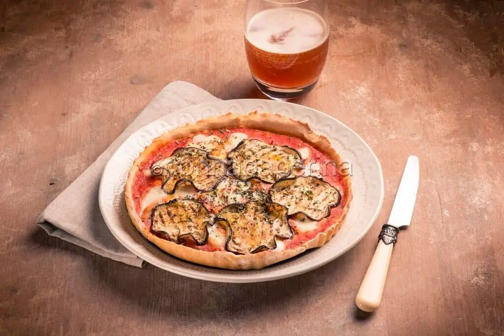 La bontà della pizza con farina di quinoa e melanzane!