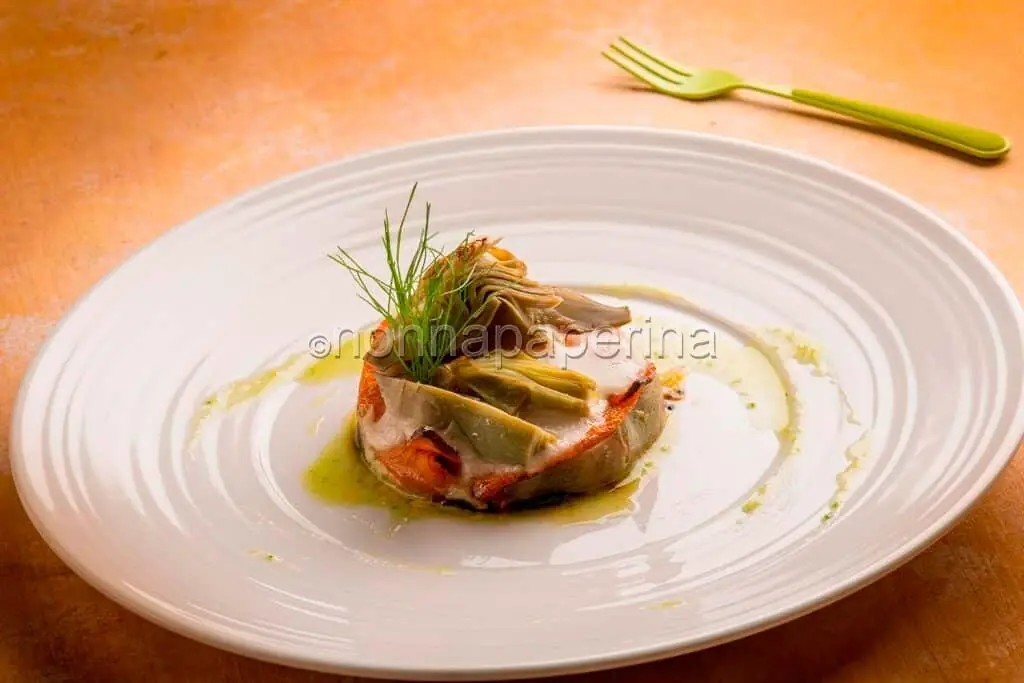 La sfiziosa millefoglie di zucca e carciofi per il pranzo