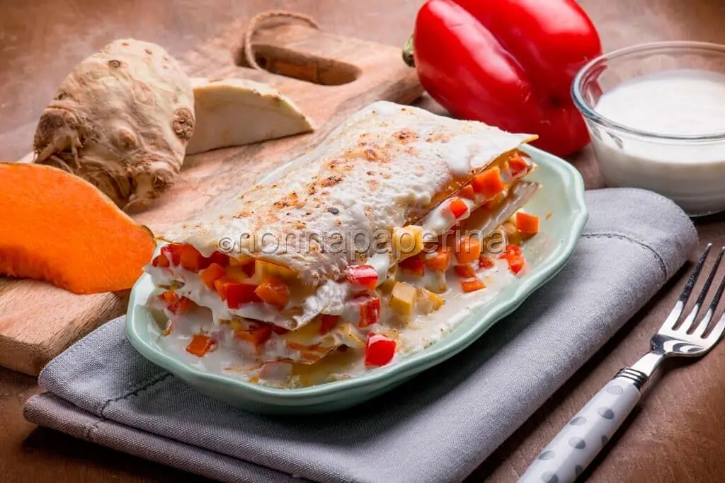 Lasagne di farina di lenticchie con verdure: un primo da leccarsi i baffi!