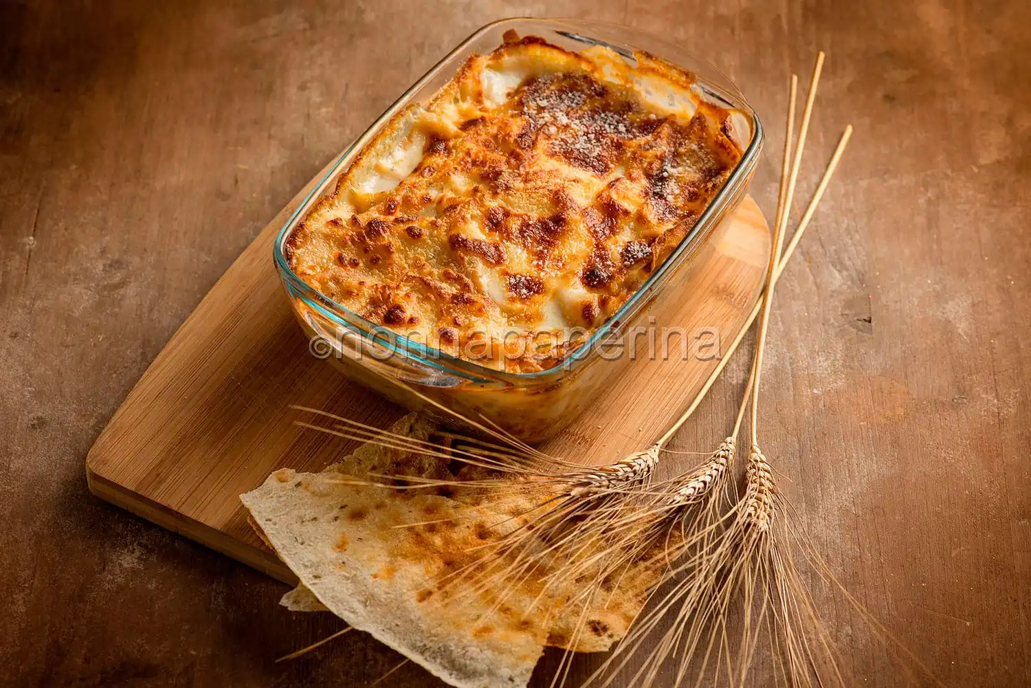 Lasagnette di pane carasau e luganega, davvero ottime