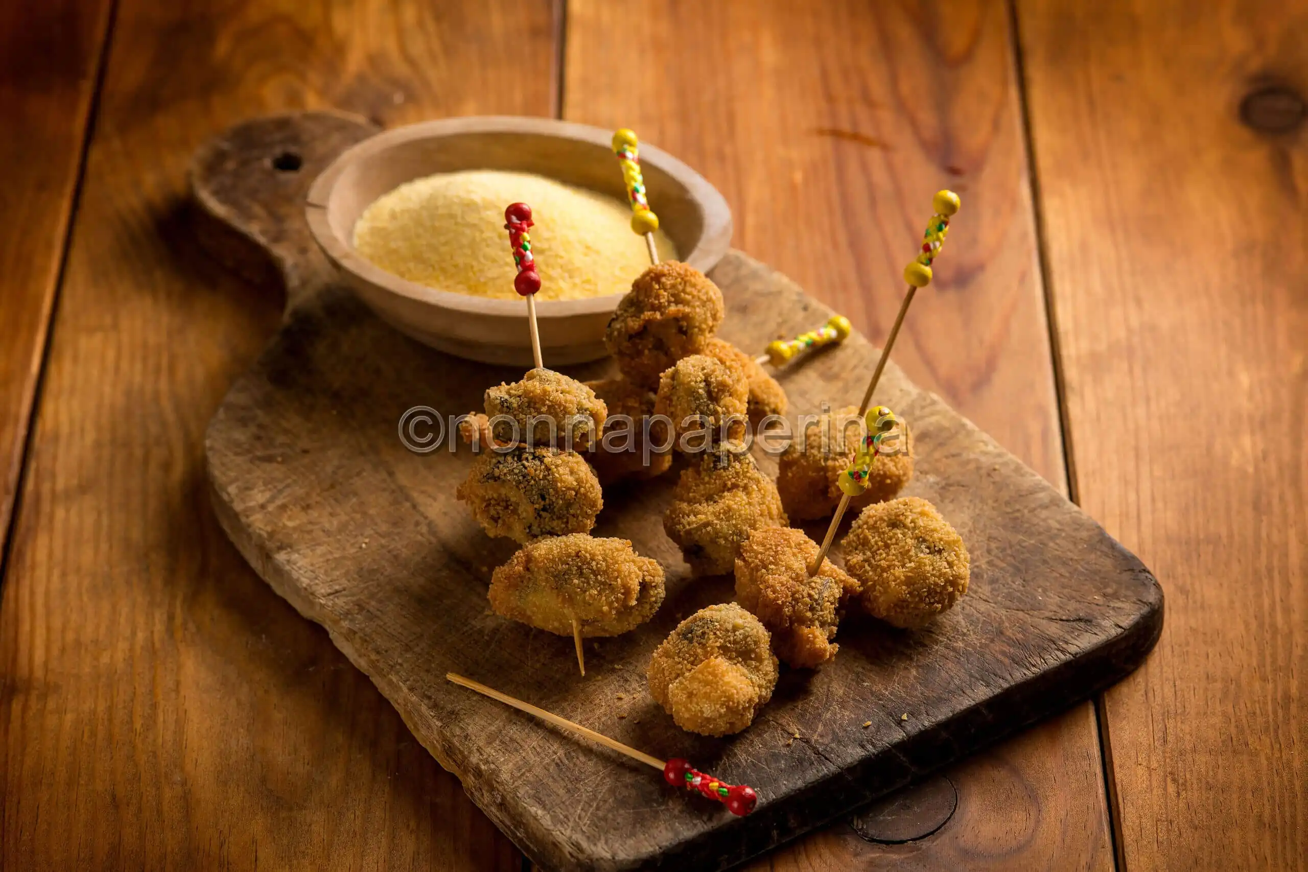 Lumache fritte, un finger food per stupire