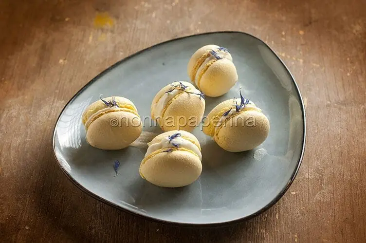 Macaron al cioccolato bianco e lime, un abbinamento unico