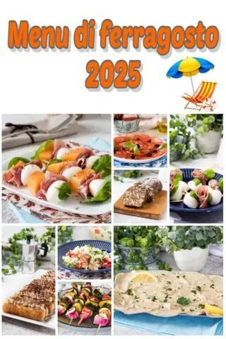 Menu di ferragosto 2025