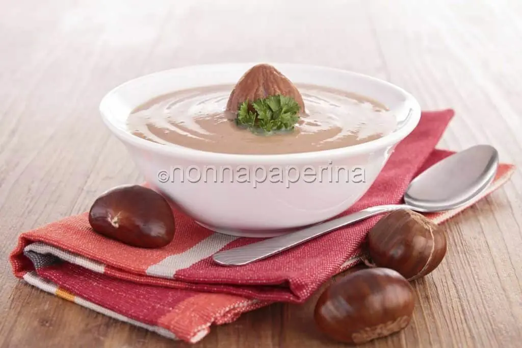Minestra di castagne, ideale per chi è soggetto a stress!