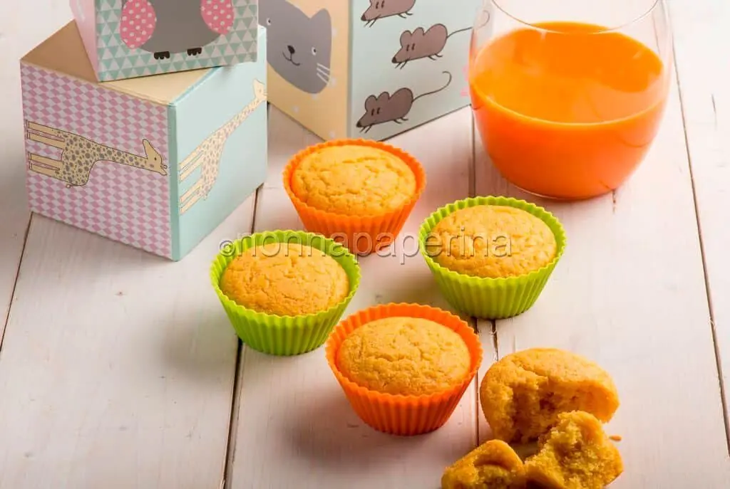 Muffin allo yogurt con estratto di carote: facili e golosi!