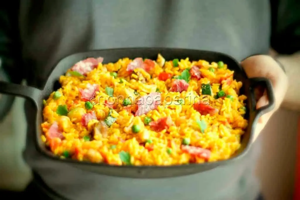 Paella: la ricetta con Salame Campagnolo