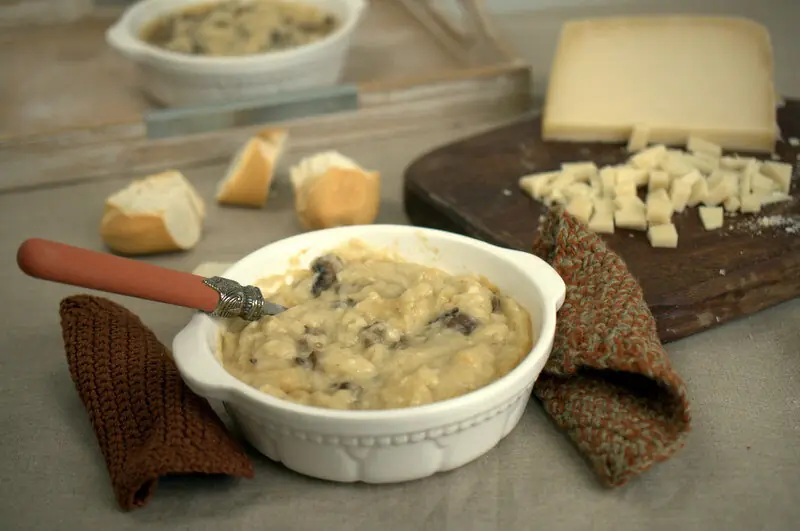 Panada veneta con stravecchio e porcini