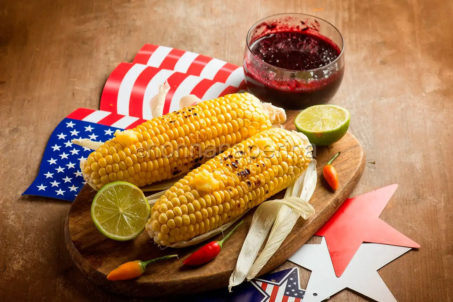 Pannocchie di mais croccanti per il Thanksgiving Day