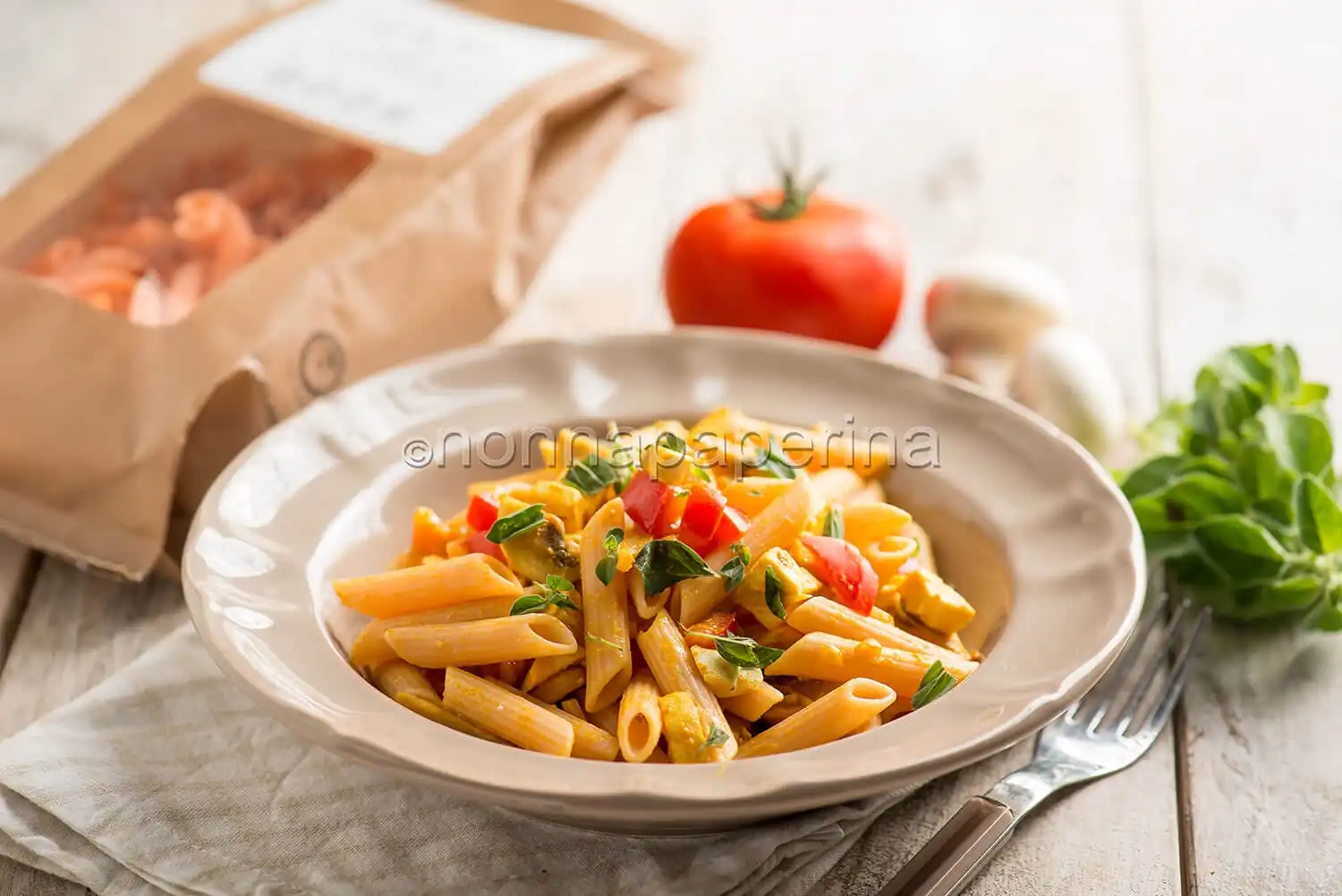 Pasta di lenticchie con Ceciotta, un primo unico
