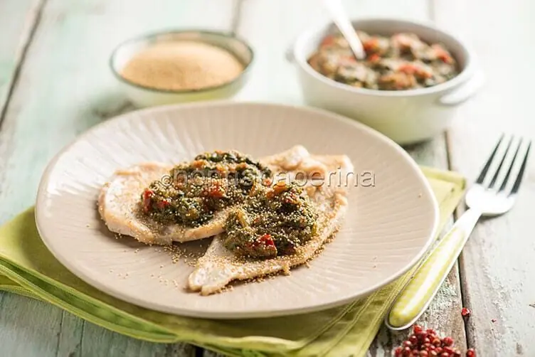 Pollo in salsa di amaranto