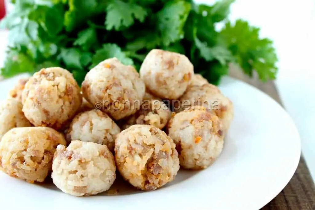 Polpette di riso con la Burola ? pancia mia fatti capanna!