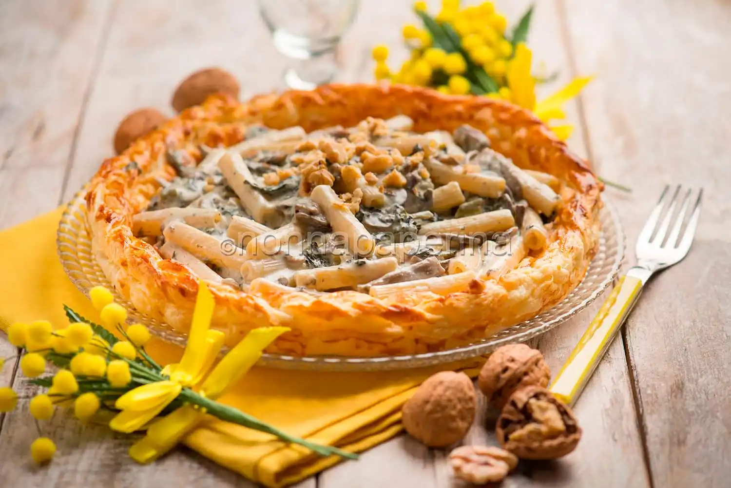 Quadrotti in crosta con tartufo per la Festa della Donna