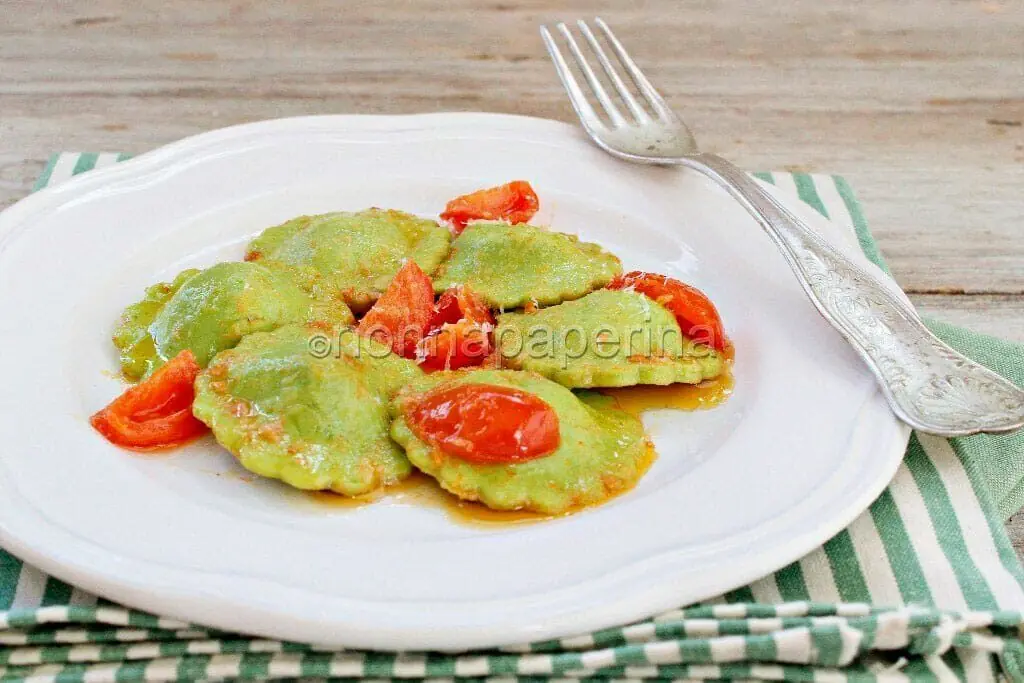 Ravioli di piselli e carne un primo gustoso gluten free