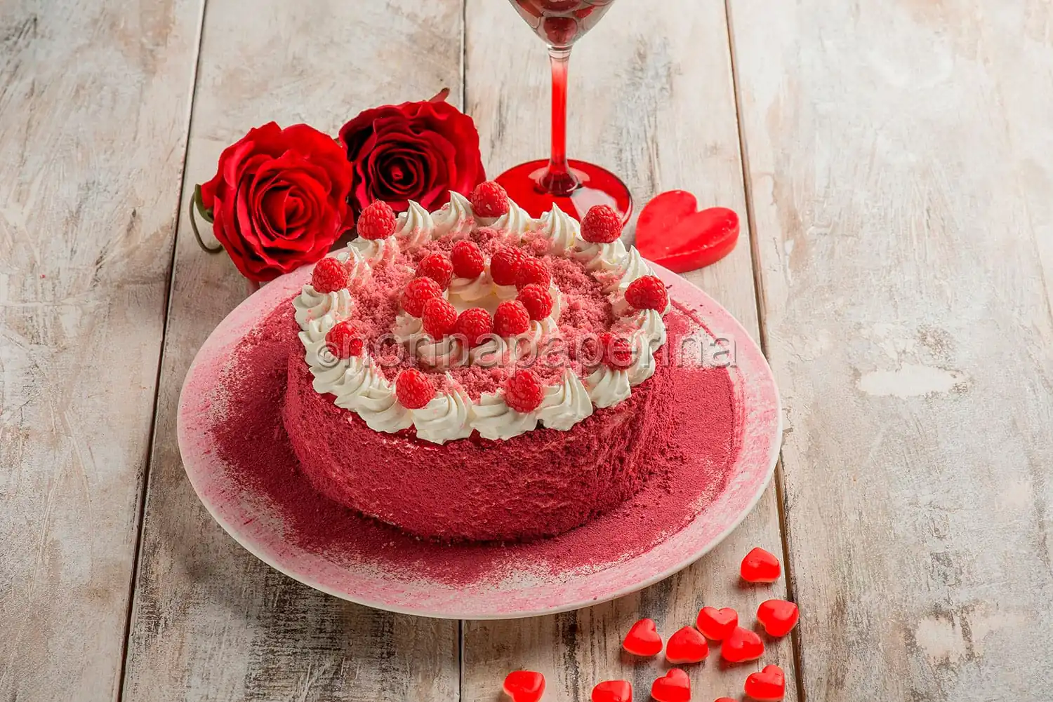 Red Velvet al mais bianco, torta per grandi occasioni