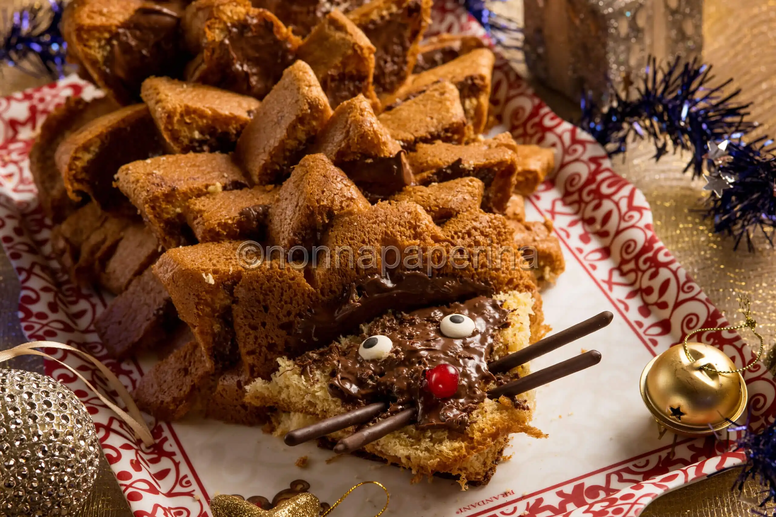 Riccio di pandoro, un’idea simpatica per Natale