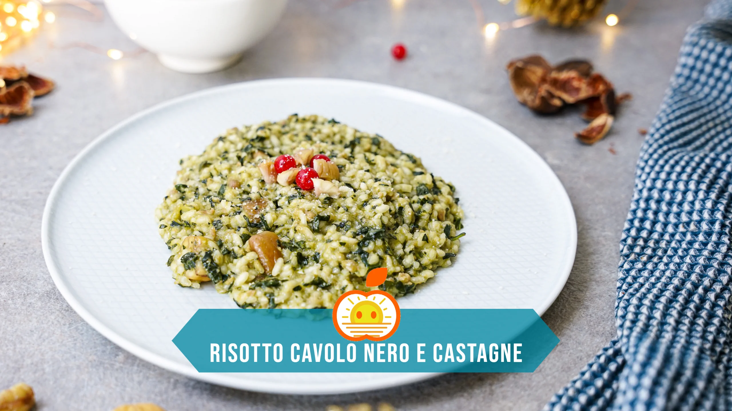 Risotto al cavolo nero e castagne
