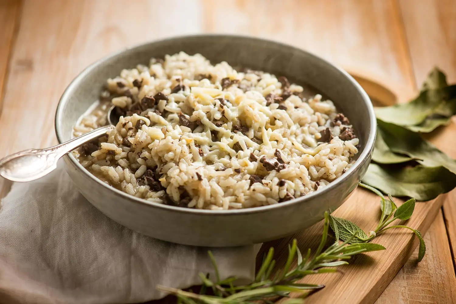 Risotto alla finanziera, un primo dal sapore pungente