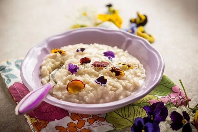 Risotto alle violette, un primo dai sapori delicati