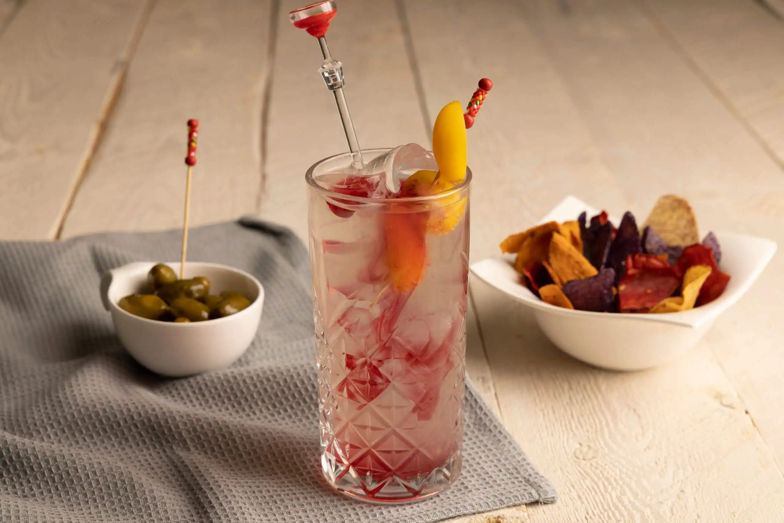 Shirley temple con pomodorini gialli, un ottimo cocktail