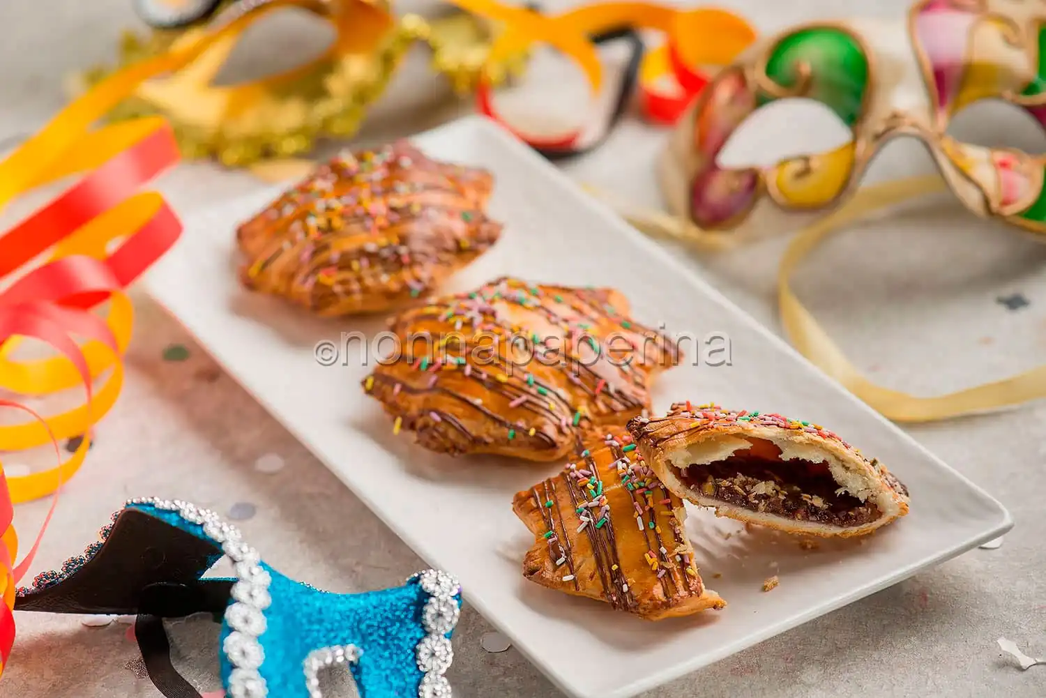 Stelle ripiene di castagne per un Carnevale diverso