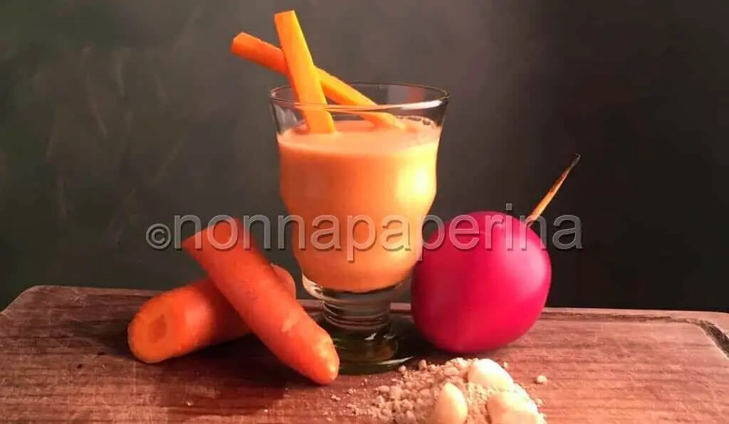 Succo di carote e tamarillo un dolce elisir dal gusto esplosivo