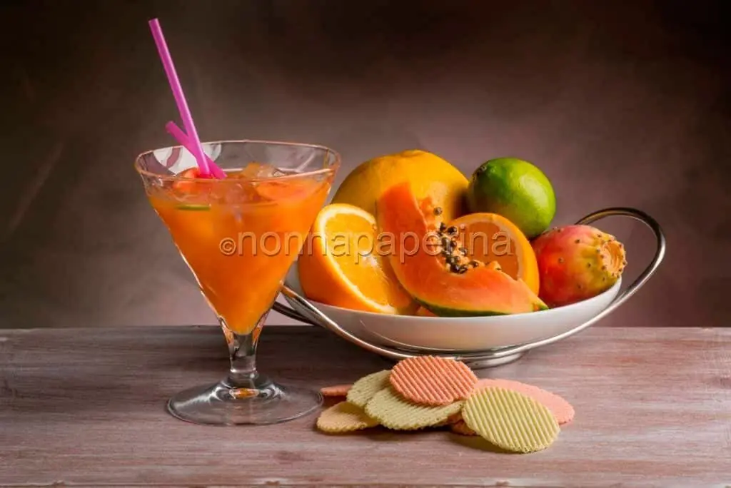 Succo estivo con arance, pompelmo e papaya : una sferzata di energia e benessere